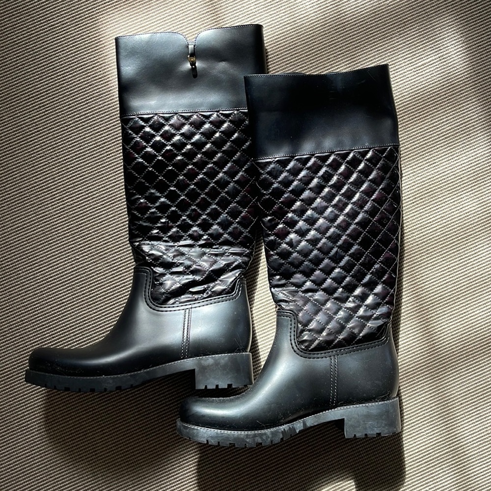 Salvatore Ferragamo Raphael Quilted rain Boots